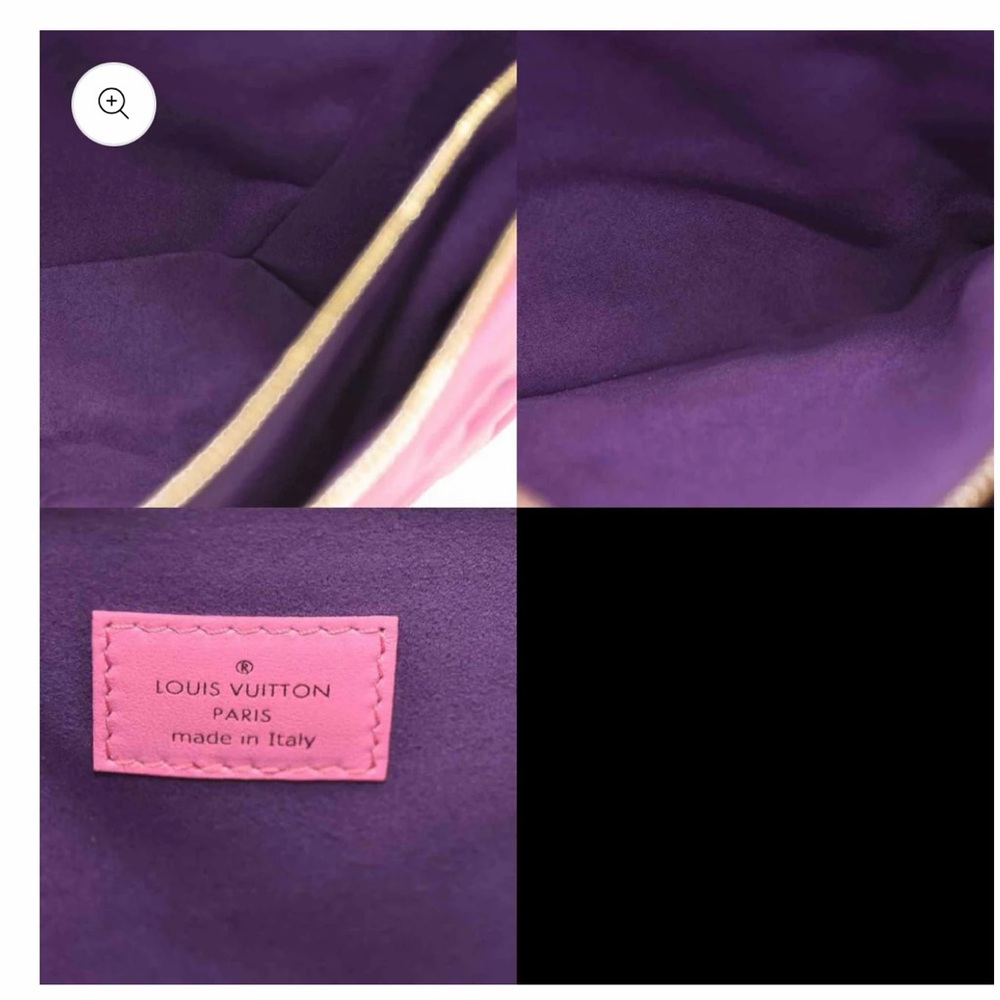 LOUIS VUITTON Lambskin Embossed Monogram Vuittamins Coussin PM Rose Violet - Picture 5 of 15